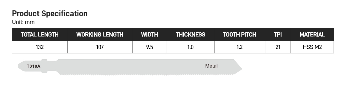 Reciprocating Saw Blades