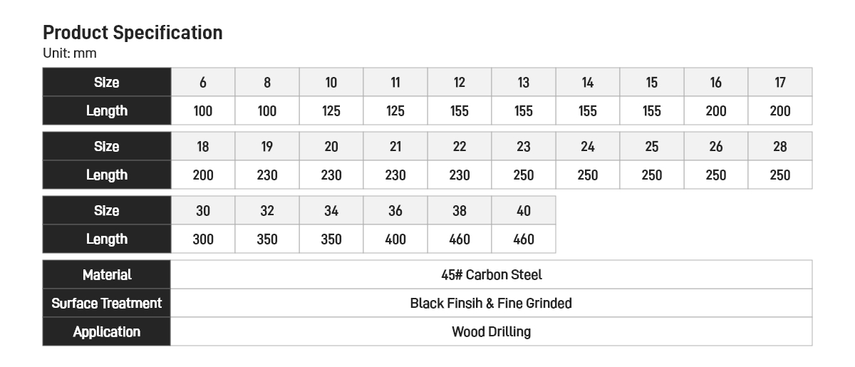 Auger Drill Bit