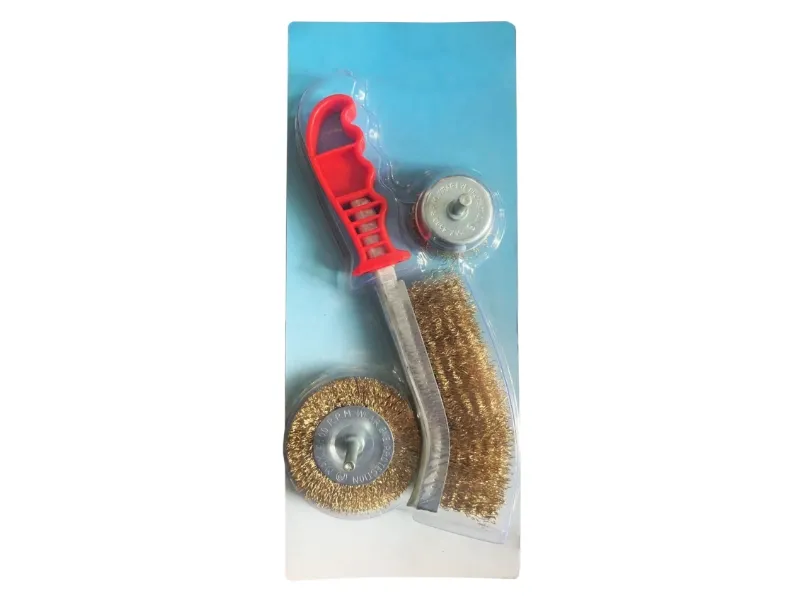 3Pcs Steel Wire Brush Set