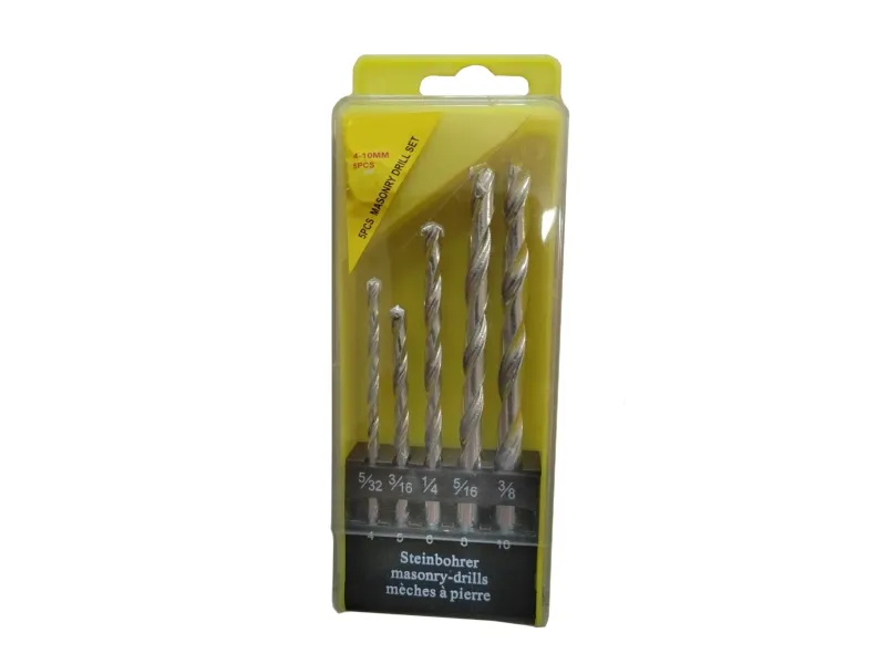 5Pcs Masonry Drill Bit