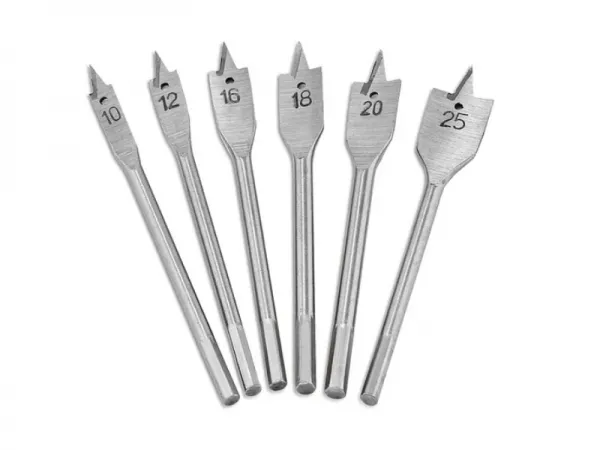 6Pcs Wood Flat Bit Set