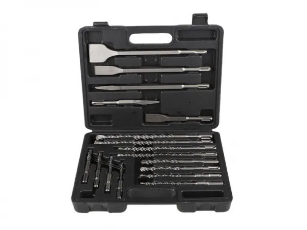 17Pcs Hammer Drill Bit Set